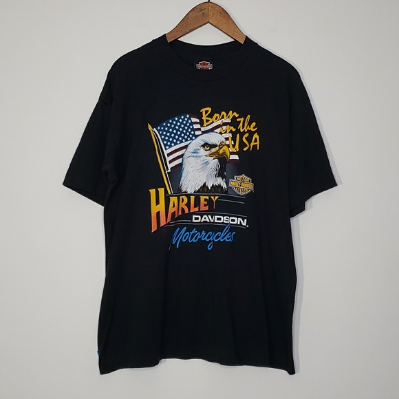 00'S Harley-Davidson Motorcycle Bike T-shirt Made in USA Men's XXL /eaa450909 main image 0